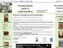 Tablet Screenshot of nordsjaellands-antik.dk